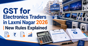 GST for Electronics Traders in Laxmi Nagar 2026 | New Rules Explained