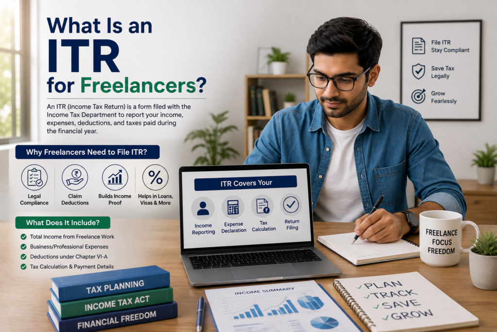 What Is an ITR for Freelancers? Income Tax Return Filing, Deductions and Tax Compliance